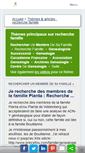 Mobile Screenshot of genealogiepourtous.fr