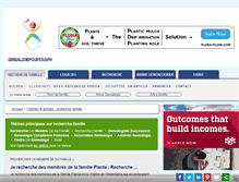 Tablet Screenshot of genealogiepourtous.fr